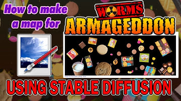 How to make a custom map for Worms Armageddon for free! (in paint.net)