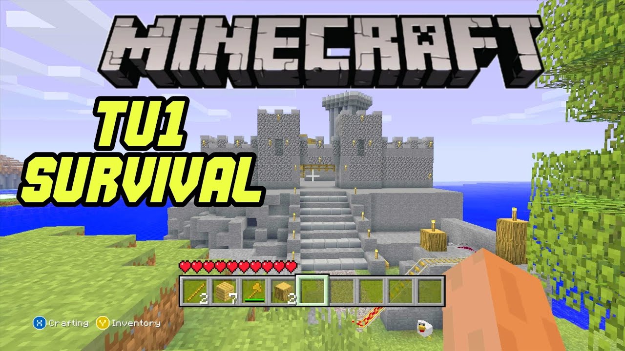 minecraft xbox 360 edition tu1 nostalgic survival gameplay - YouTube