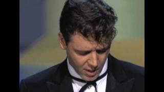 Russell Crowe winning Best Actor