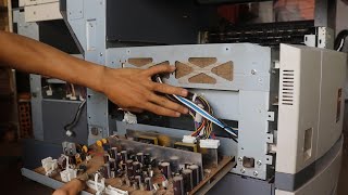 How To Change Power Supply of Toshiba eStudio Copy Machine.