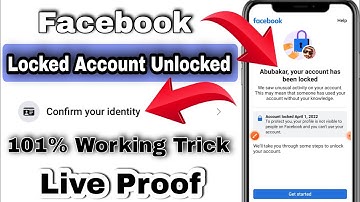 101% Working | how to unlock facebook account| facebook account locked how to unlock | FbNewUpdate