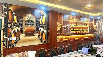 Mẫu Phòng Tranh 3D Hầm Rượu Tây Đẳng Cấp Cho Nhà Hàng