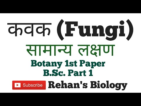 #कवक सामान्य (Fungi) लक्षण #Rehan&rsquo;s Biology #Botany 1st Paper B.Sc. Part 1