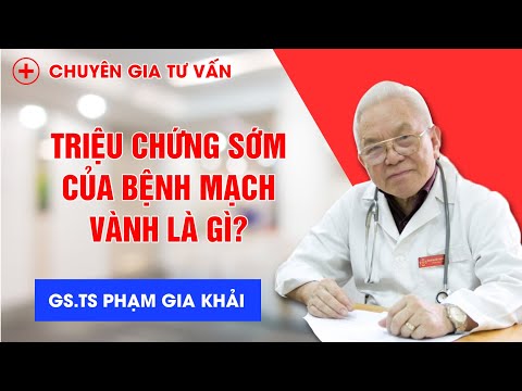 Triệu chứng sớm của bệnh mạch vành là gì?
