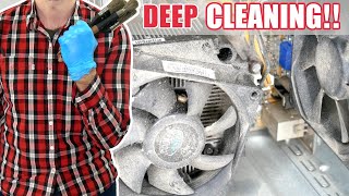 OLD HP Desktop DEEP CLEANING [4K] (HP Pavilion a6322fr)