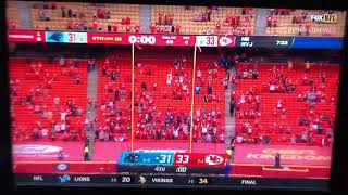 Joey Slye with a 67 yard field goal attempt to win the game!