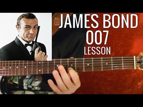 James Theme Guitar Lesson (007) YouTube