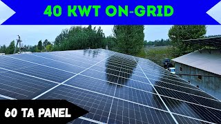 :  40 kWt Ongrid Quyosh Tizimi | Montaj Jarayoni Bosqichma-bosqich