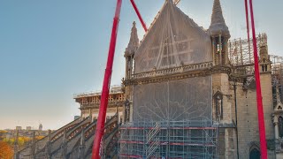 Timelapse | Restauration de Notre Dame de Paris | Premiers travaux