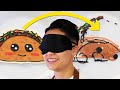 Pancake Artist Tries Making Pancake Art Blindfolded • Tasty