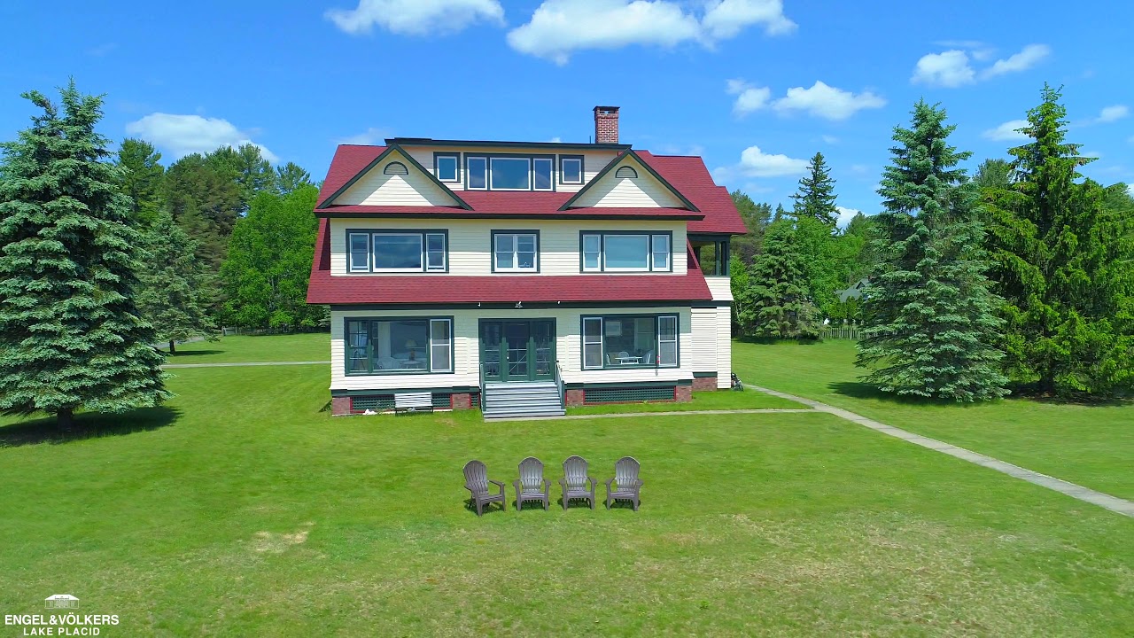 FOR SALE Riddle Cottage on Upper Saranac Lake, NY YouTube