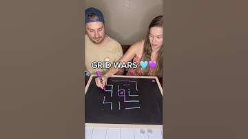Grid wars 🩵💜 #gamenight #games #boardgame #challenge