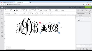 Creating a Monogram in Cricut Design Space