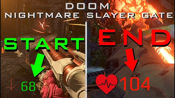 Doom Eternal: Mars Core Slayer Gate on Nightmare w/ heart rate