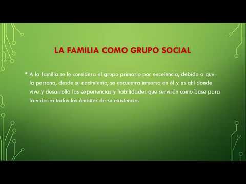 Video: Signos De Una Familia Como Grupo Pequeño