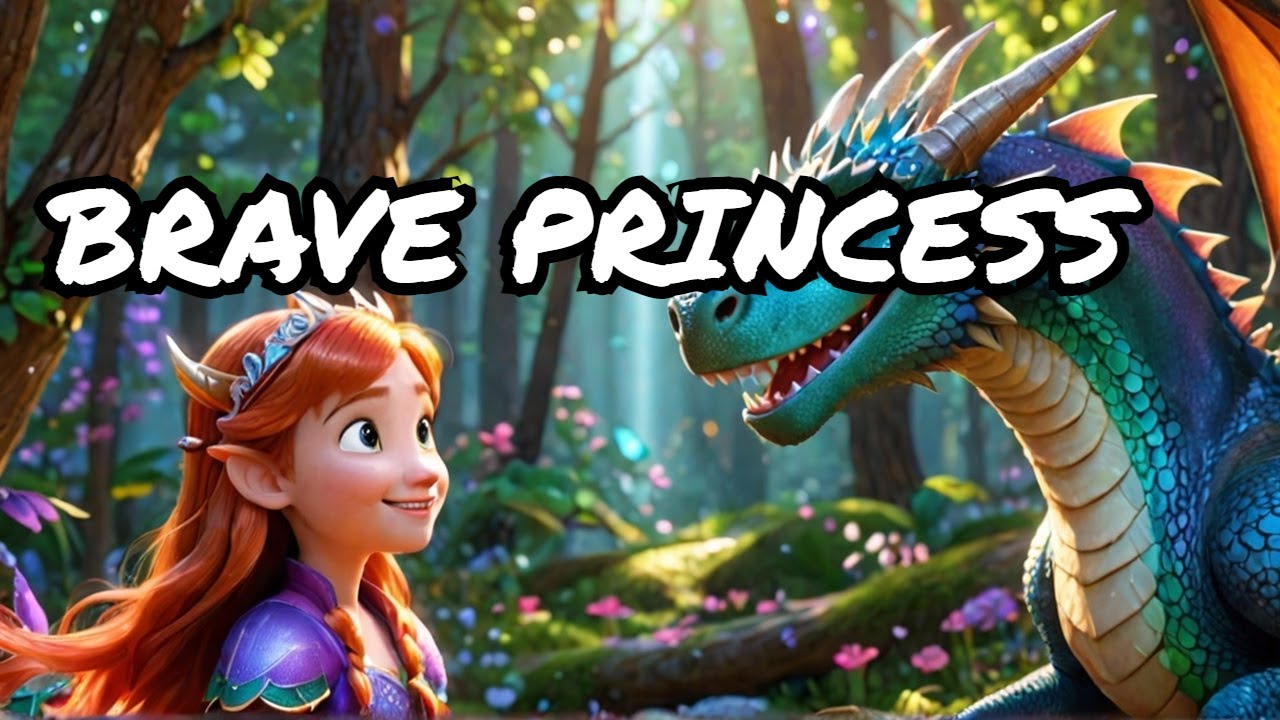The Kind Dragon and the Brave Princess | A Magical Story of Friendship ...