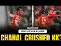 PBKS v KKR: Chahal's magic helps PBKS defend 111 in thriller against KKR | Match Review. #Pbksvskkr