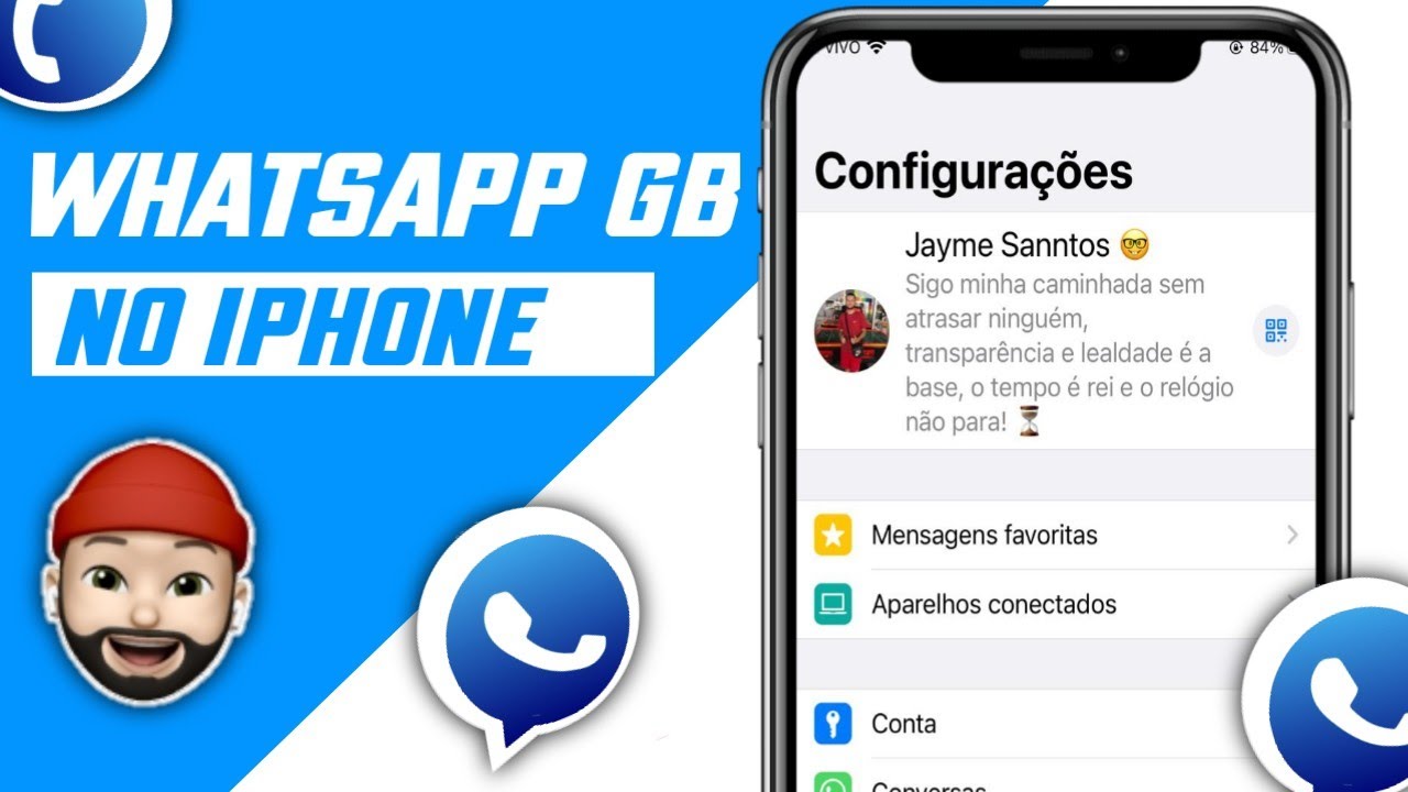 COMO INSTALAR WHATSAPP GB NO IPHONE WHATSAPP GB ATUALIZADO 2022