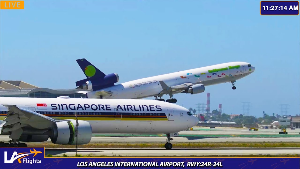 AIRLINE VIDEOS on X: BIG SUNDAY SHOW starting at 8AM PDT 🔴LIVE Plane  Spotting at Los Angeles International Airport (LAX) with the Plane Jockeys  ✈️ Watch LIVE on  ➡️  via @