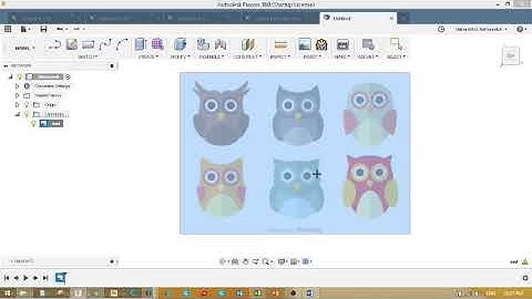 Fusion 360 for Absolute Beginner : trace image with spline and mirror tool (part 1/2)