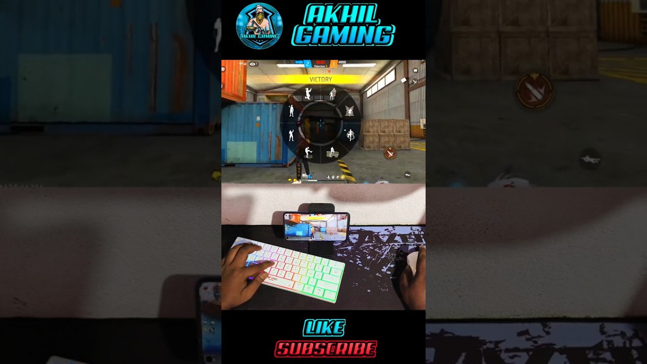 HANDCAM ⌨️ MOBILE + KEYBOARD ⌨️ MOUSE 🖱️ GAMEPLAY PANDA MOUSE PRO 🐼 GG MOUSE PRO