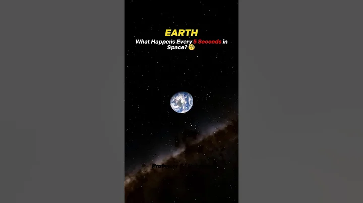 What Happens Every 5 Seconds in Space? 🌌🌍 #Space #Earth #Universe
