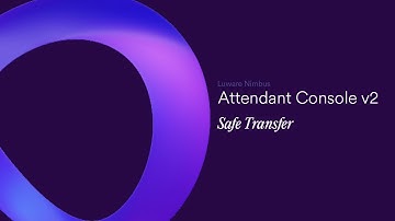 Attendant Console v2  - Safe Blind Transfer