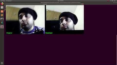 (AEAM) Real-Time Video Stabilization Using Point Feature Matching in OpenCV