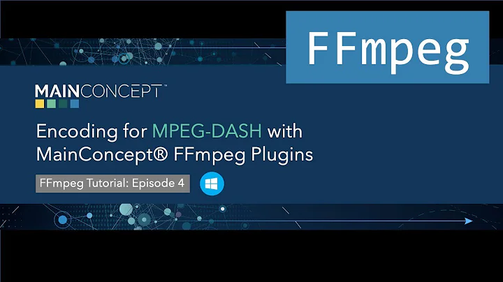 Encoding for MPEG-DASH in FFmpeg