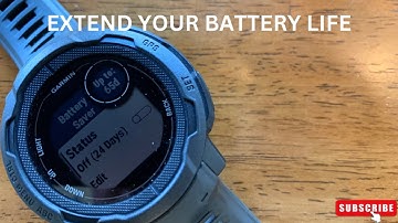 Garmin Instinct 2: Battery Saver Mode, Double your Battery Life!