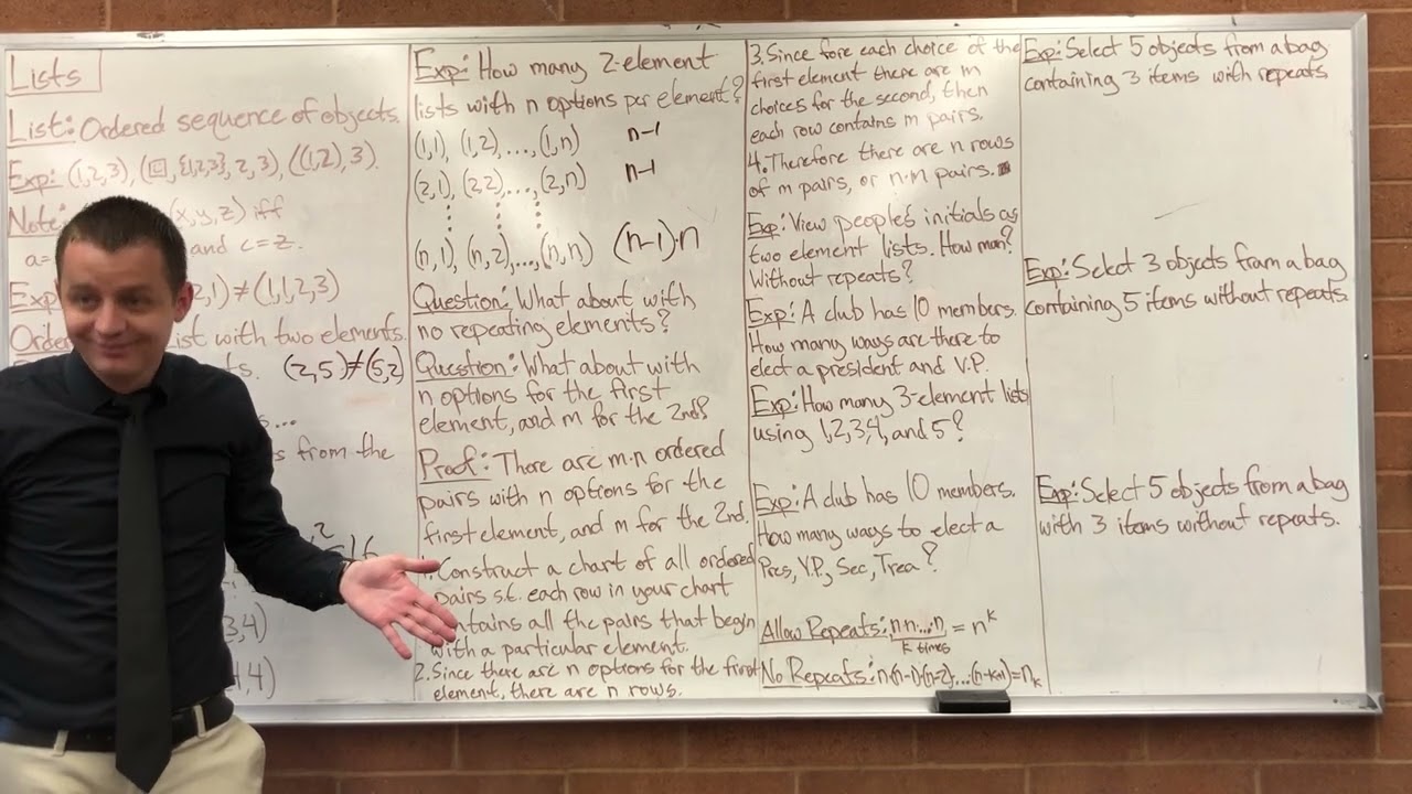 Lecture 3 (Discrete Math) Lists