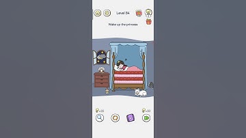 Brain Out Level 84👸| Brain Out 🤯| Wake up The Princess 👸 #brainout #level84 #princess #cartoon #cat