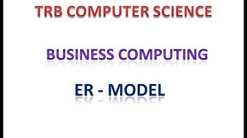 TRB COMPUTER SCIENCE | BUSINESS COMPUTING | ER MODEL