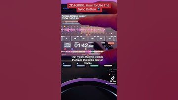 CDJ-3000: How To Use The Sync Button 🖲️