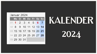 Kalender 2024 | Germany-Fest mit Feiertagen 2024 screenshot 2