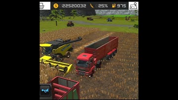 Loading Wagons And Wheat In FS 16 | FS16 Gameplay | Farming Simulator 16 | Timelapse #shorts #short