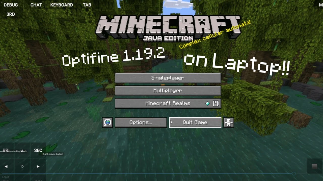 How to intsall optifine 1 19 2 for pojavluncher youtube