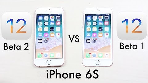 iOS 12 Beta 2 Vs iOS 12 Beta 1 On iPHONE 6S! (Comparison)