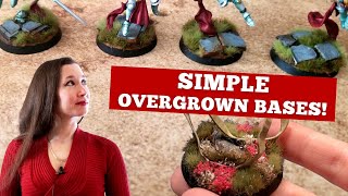 SIMPLE Overgrown Bases for Your Warhammer Miniatures!
