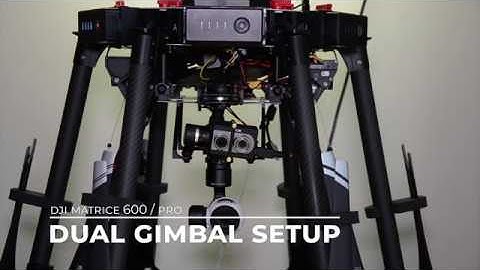 Custom DJI M600 Dual Gimbal & Payload Release