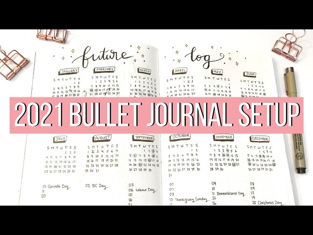 How I Set Up My First Bullet Journal - Andrea Peacock