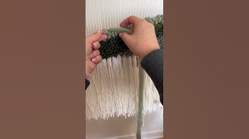 Rya loops ➿weaving technique / técnica de tejido/ Techniques de tissage #weavingtutorial #telar