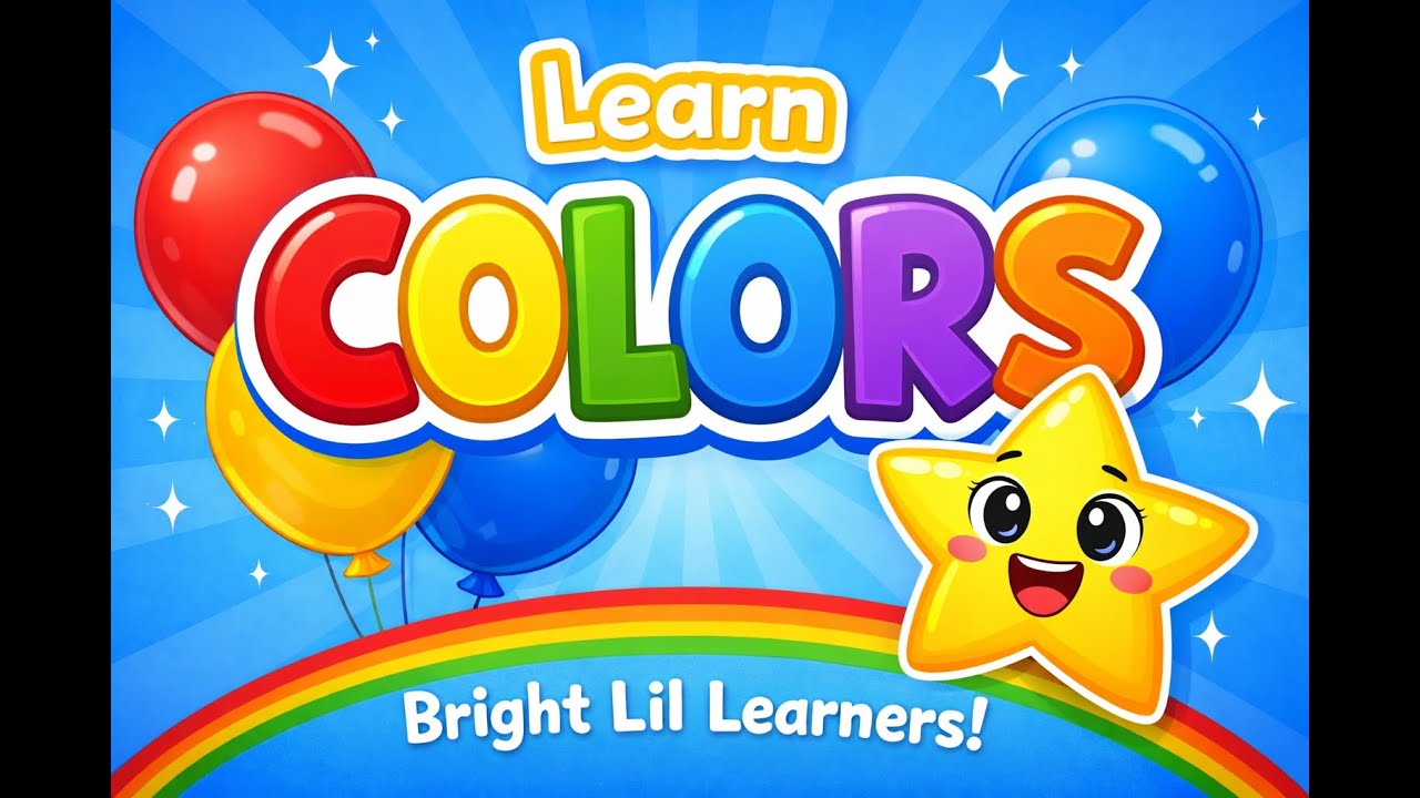 Learn Colors with Fun Balloons  | Toddlers Learning Video