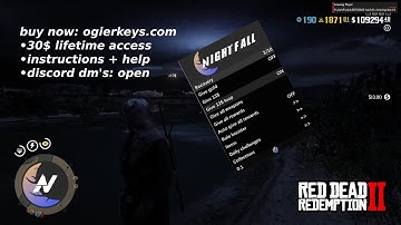 RDR2 Mod Menu ONLINE | Nightfall Menu | RECOVERY | Best Paid | Undetected