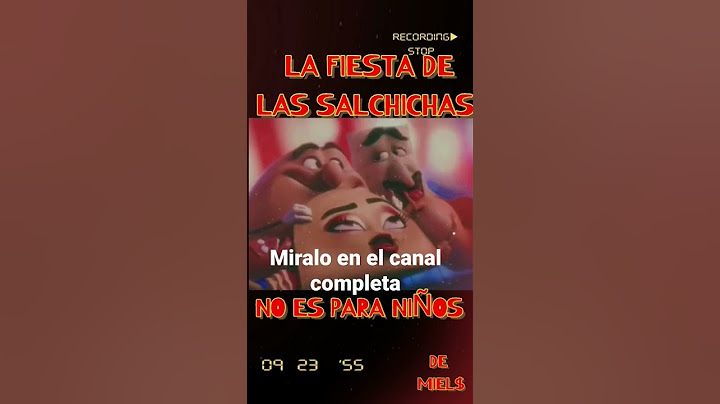 la fiesta d las salchichas no es para niños
