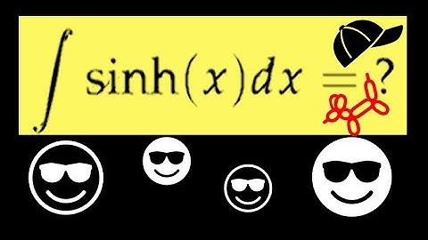 Integral of sinh(x) and cosh(x) | LetThereBeMath |