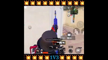 😈😈 BGMI / PUBG 1V3 Clutch 🔥💥⚔️ ATTITUDE #status😈👿 #shorts