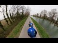 inline skate near the canal in Toulouse (pascal briand vlog 343)