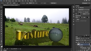 3D Modeling with Adobe Photoshop Tutorial | Using Multiple Lights And Lighting Presets