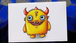 monster drawing